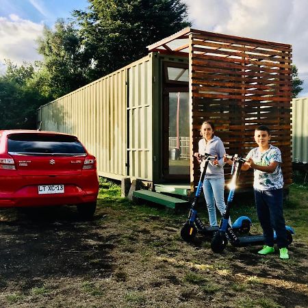 Cabanas Habitainer Пукон Экстерьер фото